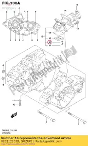 suzuki 083212103B washer,lock - Bottom side