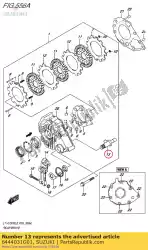 Here you can order the cam,rear brake from Suzuki, with part number 6444031G01: