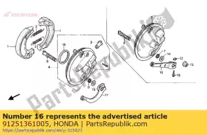 honda 91251361005 sello de aceite, 47x60x7 (nok) - Lado inferior