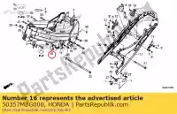 50357MBG000, Honda, collar, percha motor honda  vfr 800 1998 1999 2000 2001 2002 2003 2004 2005 2006 2007 2008 2009 2010 2011 2012 2013 2017, Nuevo