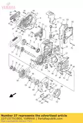 Aqui você pode pedir o cobrir em Yamaha , com o número da peça 1D7157791000: