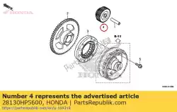 Ici, vous pouvez commander le réducteur, démarreur ( auprès de Honda , avec le numéro de pièce 28130HP5600: