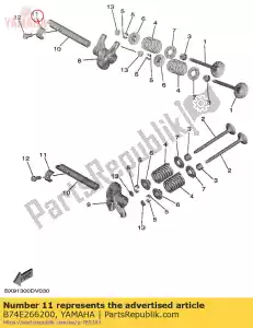 yamaha B74E266200 collar 1 - Bottom side