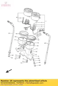 yamaha 953040580000 orzech - Dół