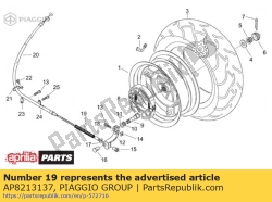 Aprilia AP8213137, Compressa da bobina. primavera, OEM: Aprilia AP8213137