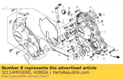Aqui você pode pedir o guia, cabo do interruptor de pressão do óleo em Honda , com o número da peça 32114MFGD00: