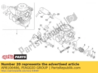 AP8106486, Aprilia, Assiette, Nouveau