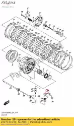 Qui puoi ordinare braccio, rilascio della frizione da Suzuki , con numero parte 2327141G50: