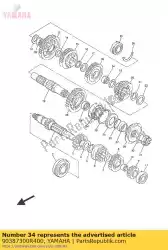 Ici, vous pouvez commander le col (1ux) auprès de Yamaha , avec le numéro de pièce 90387300R400: