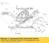 1A011016, Piaggio Group, Filtro dell'aria, assy. piaggio vespa granturismo gt gts gtv mp mp3 rp8m45723, rp8m45724 rp8md3100, rp8md3101 rp8md3102 vespa gts x x evo zapm36401 zapm45100 zapm4520, rp8m45710,  zapm45200, zapm45202 zapm45201 zapm459l zapm459l, zapma39l zapma3300 zapma3301, rp8m4581, rp8m45711, Nuovo