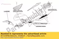 87104MEJ000ZA, Honda, marca, l. tanque de combustible * tipo1 honda cb super four f cb1300f 1300 , Nuevo