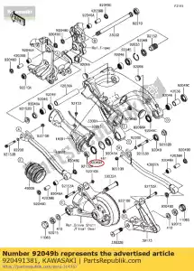 Kawasaki 920491381 olej uszczelniaj?cy, mha 35 47 5 - Dół