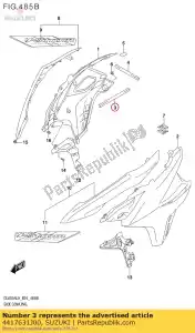 suzuki 4417631J00 cojín, combustible ta - Lado inferior
