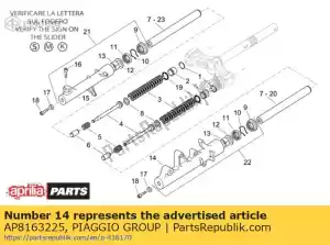 Piaggio Group AP8163225 lewy r?kaw - Dół