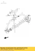 1847106G00, Suzuki, slang, 2e lucht va suzuki dl vstrom  dl1000 v strom 1000 , Nieuw