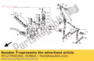 honda 45127MAE000 pipe, fr. frein - La partie au fond