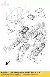 Qui puoi ordinare copertura, coda 1 da Yamaha , con numero parte 1CB2471K0000: