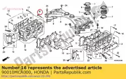 Qui puoi ordinare bullone, flangia, 9x73 da Honda , con numero parte 90010MCA000: