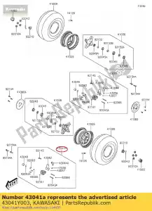 kawasaki 43041Y003 caliper-assy, ??fr, lh kvf300ccf - Il fondo