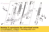 51410MS8003, Honda, pipe comp,fr fork honda xrv africa twin  xrv650 650 , New