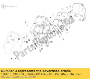 Piaggio Group 1B0035230000C linken brusttasche - Bottom side