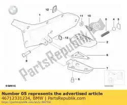 Here you can order the compression spring from BMW, with part number 46712331234: