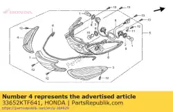 Qui puoi ordinare nessuna descrizione disponibile da Honda , con numero parte 33652KTF641: