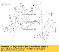 624384, Piaggio Group, valvola di sicurezza aprilia moto-guzzi piaggio vespa beverly bv fly gt gts gts super gtv ksua0 lbmca2100 lbmca220 liberty lt lx lxv metca4100 metca4101 metca4101, metca4102 mp mp3 mp3 350 maxi sport primavera rp8c52100 rp8c54100 rp8ca1100 rp8ca1200 rp8m45410 rp8m45510, rp8m4, Nuovo