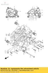 Here you can order the bolt from Suzuki, with part number 0910310278: