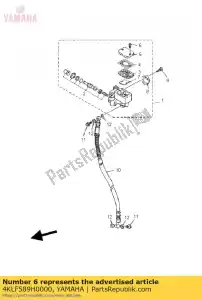 yamaha 4KLF589H0000 tornillo - Lado inferior