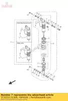 1C322213L000, Yamaha, siège, ressort supérieur yamaha  yz 125 250 450 2007 2008 2009 2010 2011 2012 2013 2014 2015 2016 2017 2018 2019 2020 2021, Nouveau