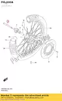 5471105D01, Suzuki, assale anteriore suzuki  dr xf 250 650 1997 1998 1999 2000 2001 2017 2018 2019, Nuovo