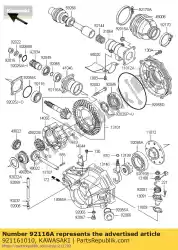 Tutaj możesz zamówić ? O? Ysko-rolkowe, 4t3200 od Kawasaki , z numerem części 921161010: