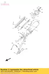 Aquí puede pedir protector, tubo de escape de Yamaha , con el número de pieza 4HC146280000: