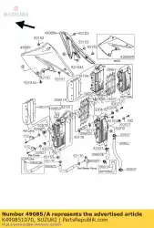 Aqui você pode pedir o cap-assy-pressure em Suzuki , com o número da peça K490851070: