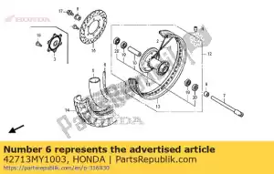 Honda 42713MY1003 patta, pneumatico (bridgestone) - Il fondo