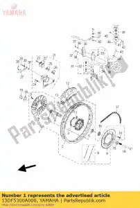 yamaha 13DF5300A000 zespó? tylnego ko?a - Dół