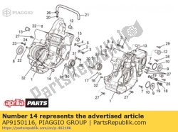 Aprilia AP9150116, Bus d16x19x13, OEM: Aprilia AP9150116