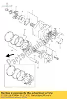 1222819F000B0, Suzuki, lavadora, manivela suzuki sv 650 1999 2000 2001 2002, Nuevo