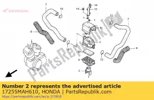 Honda 17255MAH610 caoutchouc, sous air / c - La partie au fond