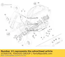 Here you can order the hose clamp from Piaggio Group, with part number 1C000336: