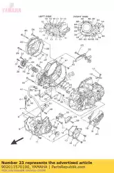 Ici, vous pouvez commander le rondelle (566) auprès de Yamaha , avec le numéro de pièce 902011570100: