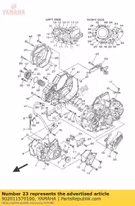 yamaha 902011570100 sluitring (566) - Onderkant