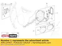 AP8124967, Piaggio Group, Faro aprilia  scarabeo 500 2003 2004 2005 2006, Nuovo