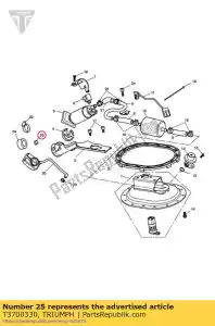 triumph T3700330 zacisk w??a o ?rednicy 9,1 mm - Dół