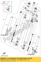 Qui puoi ordinare gruppo forcella anteriore (l da Yamaha , con numero parte BW82310200: