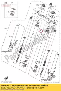 yamaha BW82310200 gruppo forcella anteriore (l - Il fondo