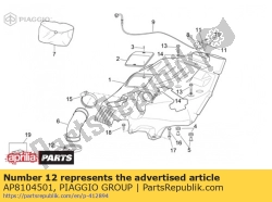 Aprilia AP8104501, Slangklem d.52, OEM: Aprilia AP8104501