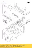 6346110F21, Suzuki, houder, licentie suzuki c vl 1500 1998 1999 2000 2001 2002 2003 2004 2005 2006 2007 2008 2009, Nieuw