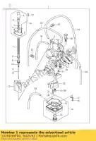 1320036F00, Suzuki, carburator assy suzuki rm  rm125 125 , New